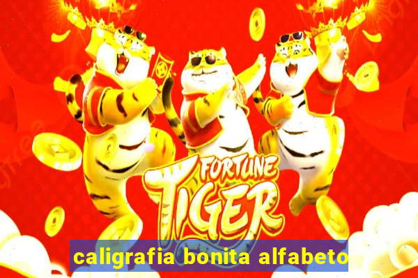 caligrafia bonita alfabeto